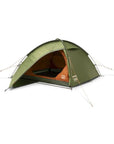 Vango Halo 300 Tent - 3-Man Tent (Forest Green) 2025 door open