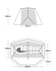 Wild Country Panacea 1 Tent - 1 Man Trekking Tent diagram
