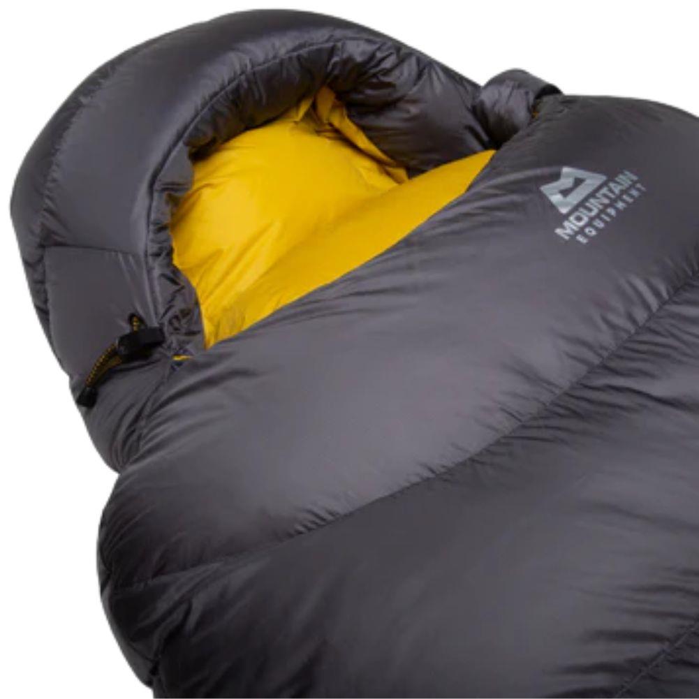 Mountain Equipment Helium GT 600 Down Sleeping Bag - Regular (Anvil Grey) abgle top