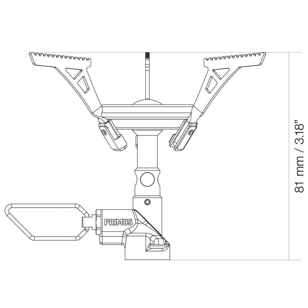 Silva Primus Micron III Stove diagram