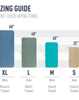 Sea To Summits Pocket Towel - Medium (Baltic Blue)