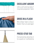Sea To Summits Pocket Towel - X-Large (Sage Green)