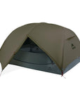 MSR Hubba Hubba LT 3-Person Backpacking Tent (Green)