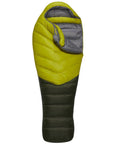 Rab Alpine 800 Down Left Zip Sleeping Bag - Regular (Zest)