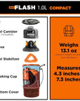 Jetboil Flash 1.0L Fast Boil System (Carbon)