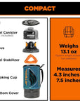 Jetboil Flash 1.0L Fast Boil System (Ocean Topo)