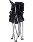 Outwell Folding Catamarca Camping Chair (Black) closed up