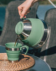Outwell Collaps Kettle 1.5L (Shadow Green) pour