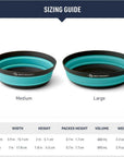 Sea to Summit Frontier UL Collapsible Bowl - Medium (Sulphur Yellow)
