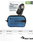 Sea To Summit 10L Pocket Shower (Black)