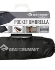 Sea To Summit Travelling Light Pocket Umbrella (Black) package