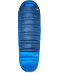 Rab Ascent Down Sleeping Bag (-18°C) - Regular - Left Zip (Tempest Blue/Maya Blue)