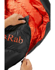 Rab Neutrino Pro 900 Long Down Sleeping Bag (-22C) - Left Zip (Granite)