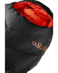 Rab Neutrino Pro 900 Long Down Sleeping Bag (-22C) - Left Zip (Granite)