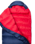 Mountain Equipment Helium Women's 400 Regular Down Sleeping Bag - Left Zip (Medieval Blue) pen