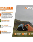 Force Ten (F10) Banshee UL2 - 2 Man Tent (Burnt Orange) more info