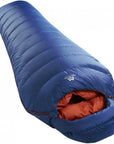 Mountain Equipment Classic Eco 500 Regular Down Sleeping Bag - Left Zip (Dusk) amngle