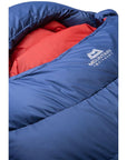 Mountain Equipment Classic Eco 500 Regular Down Sleeping Bag - Left Zip (Dusk) angle top[