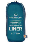 Lifeventure Cotton Ultimate Sleeping Bag Liner (Rectangular) packed