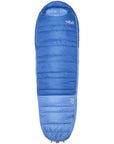 Rab Women's Ascent Down Sleeping Bag (-18°C) - Regular - Left Zip (Dark Bluebird/Bluebird)