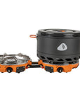 Jetboil Genesis Basecamp Cooking System (Orange) cooking