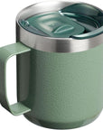 Stanley Everyday Camp 350ml Mug (Hammertone Green) angle