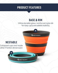 Sea To Summit Frontier UL Collapsible Cup (Aqua Sea Blue) feature