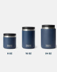 Yeti Rambler 24 oz (710 ml) Insulated Food Jar (Navy) size