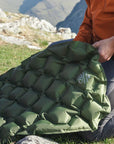 Highlander Nap-Pak Inflatable Sleeping Mat - XL (Deep Blue) set