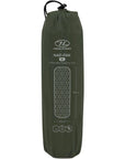 Highlander Nap-Pak Inflatable Sleeping Mat - XL (Olive Green) bag