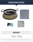 Sea to Summit Camp Kitchen Clean Up Kit (6 Piece) size guide