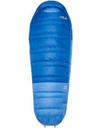Rab Women's Ascent Down Sleeping Bag (-18°C) - Regular - Right Zip (Dark Bluebird/Bluebird)