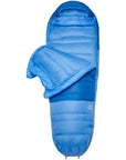 Rab Women's Ascent Down Sleeping Bag (-18°C) - Regular - Right Zip (Dark Bluebird/Bluebird)