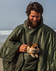 Therm-a-Rest Honcho Poncho (Blue Woven Print)