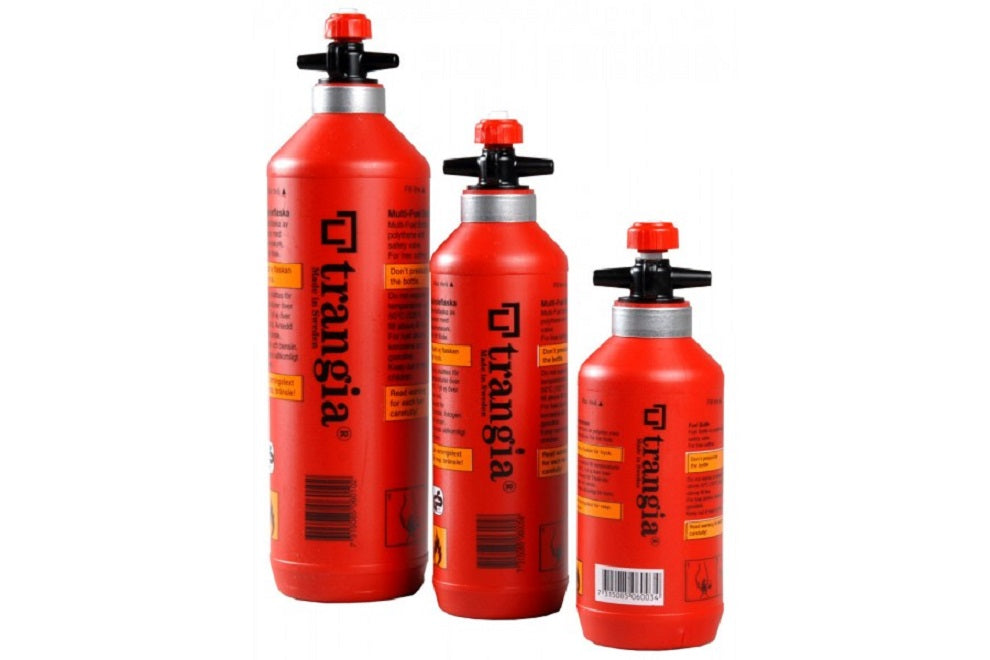 Trangia Fuel Bottles-0.3, 0.5 and 1L with Safety Valve - 0.5L
