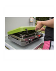 Vango Combi IR Grill &amp; Double Burner Camping Cooker With Piezo Ignition