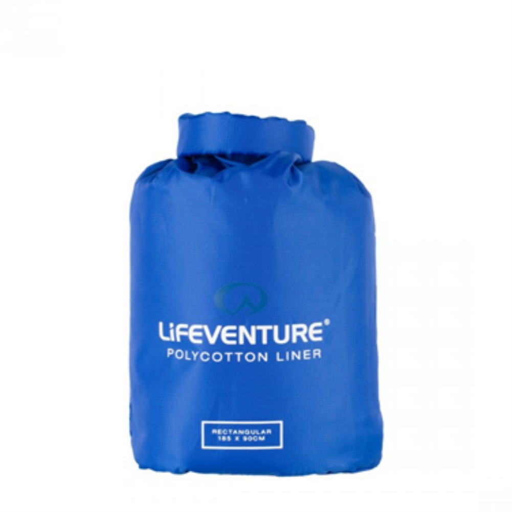 LifeVenture Poly Cotton Sleeping Bag Liner (Rectangle)