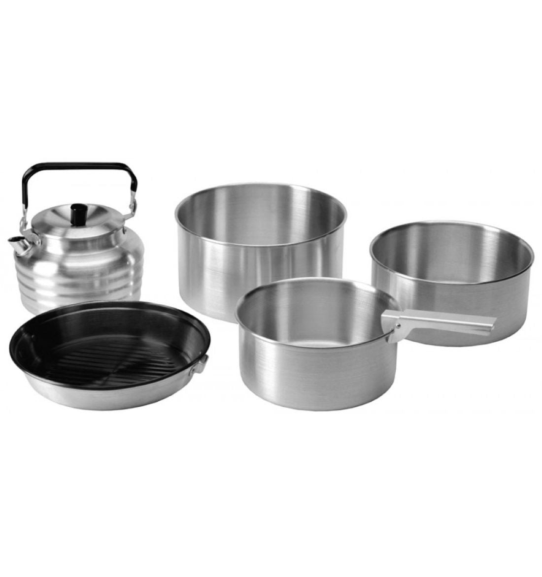 Vango Aluminium Cook Set - Pots, Pan &amp; Kettle