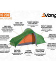Vango Nevis 200 Tent – 2 Man Trekking Tent