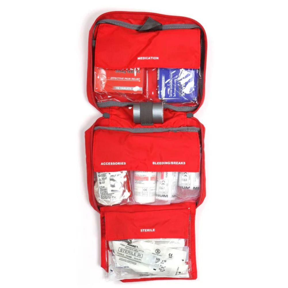 Lifesystems Solo Traveller First Aid Kit open