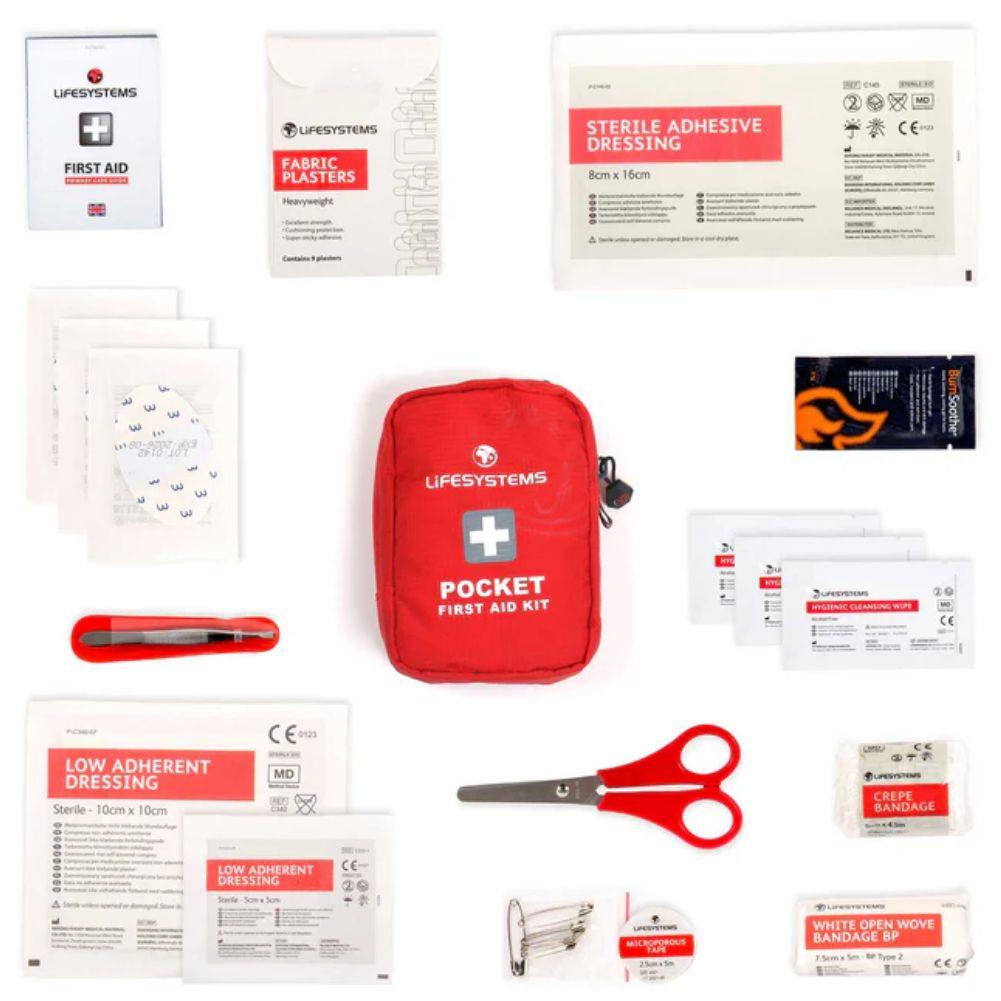 Lifesystems Pocket First Aid Kit laout