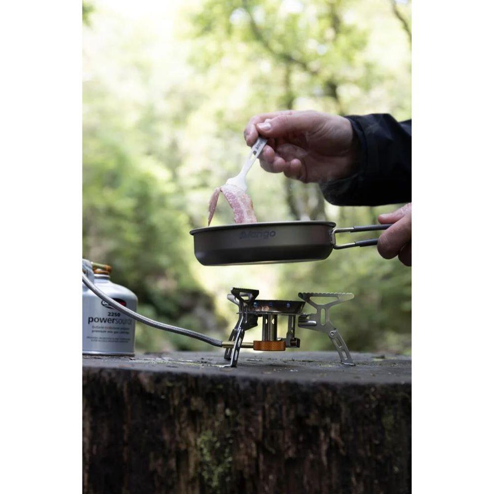 Vango Folding Gas Stove With Windshield & Piezo Ignition bacon