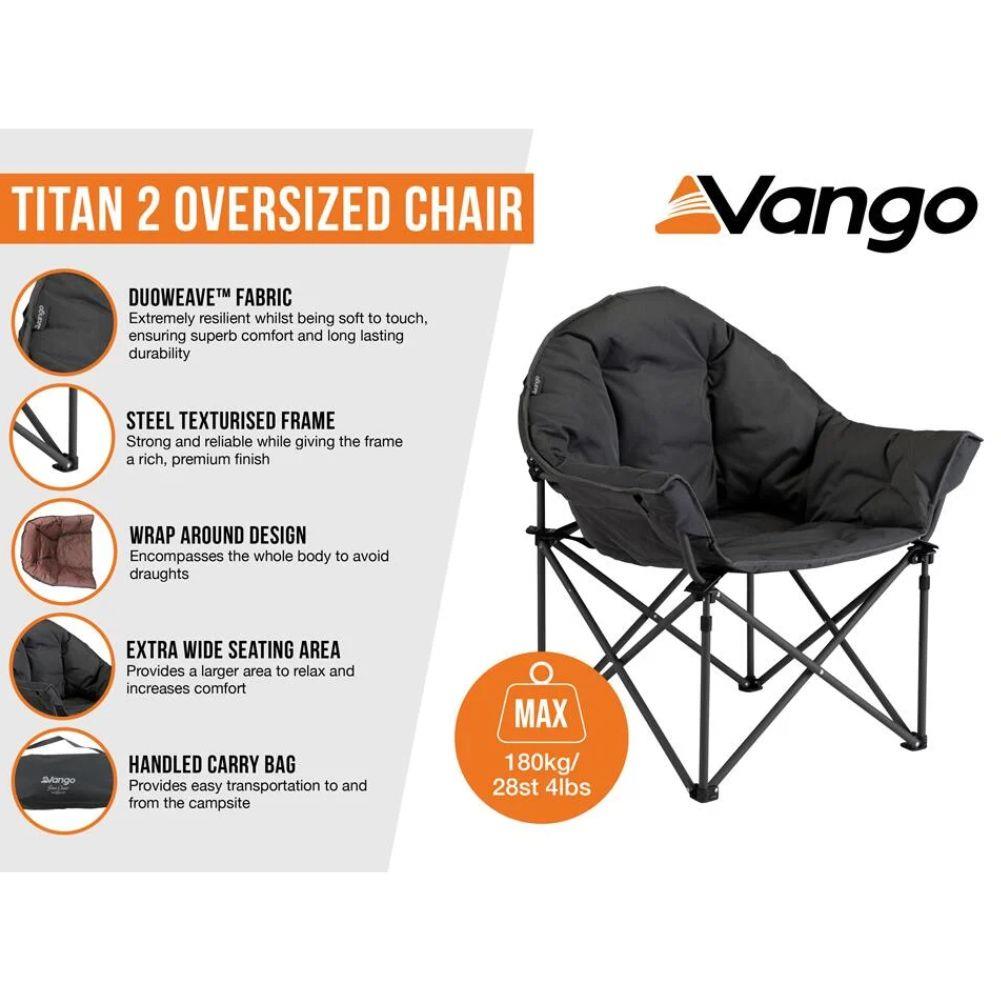 Vango Titan 2 Oversized Chair (Excalibur) info