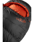 Rab Ascent 500 Down Sleeping Bag - Regular Left Zip (Graphene)