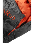 Rab Ascent 500 Down Sleeping Bag - Regular Left Zip (Graphene)