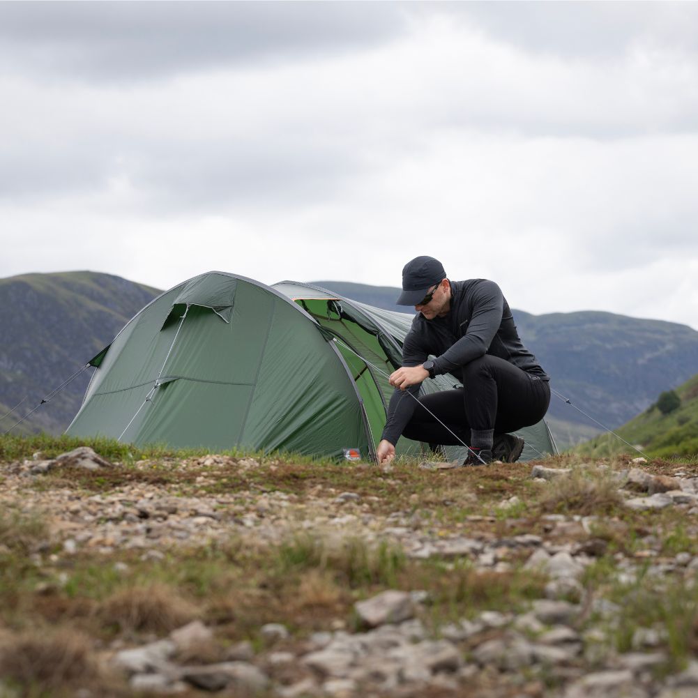 Force Ten (F10) Xenon UL 2 Plus Tent - 2 Man Lightweight Tent Pitched