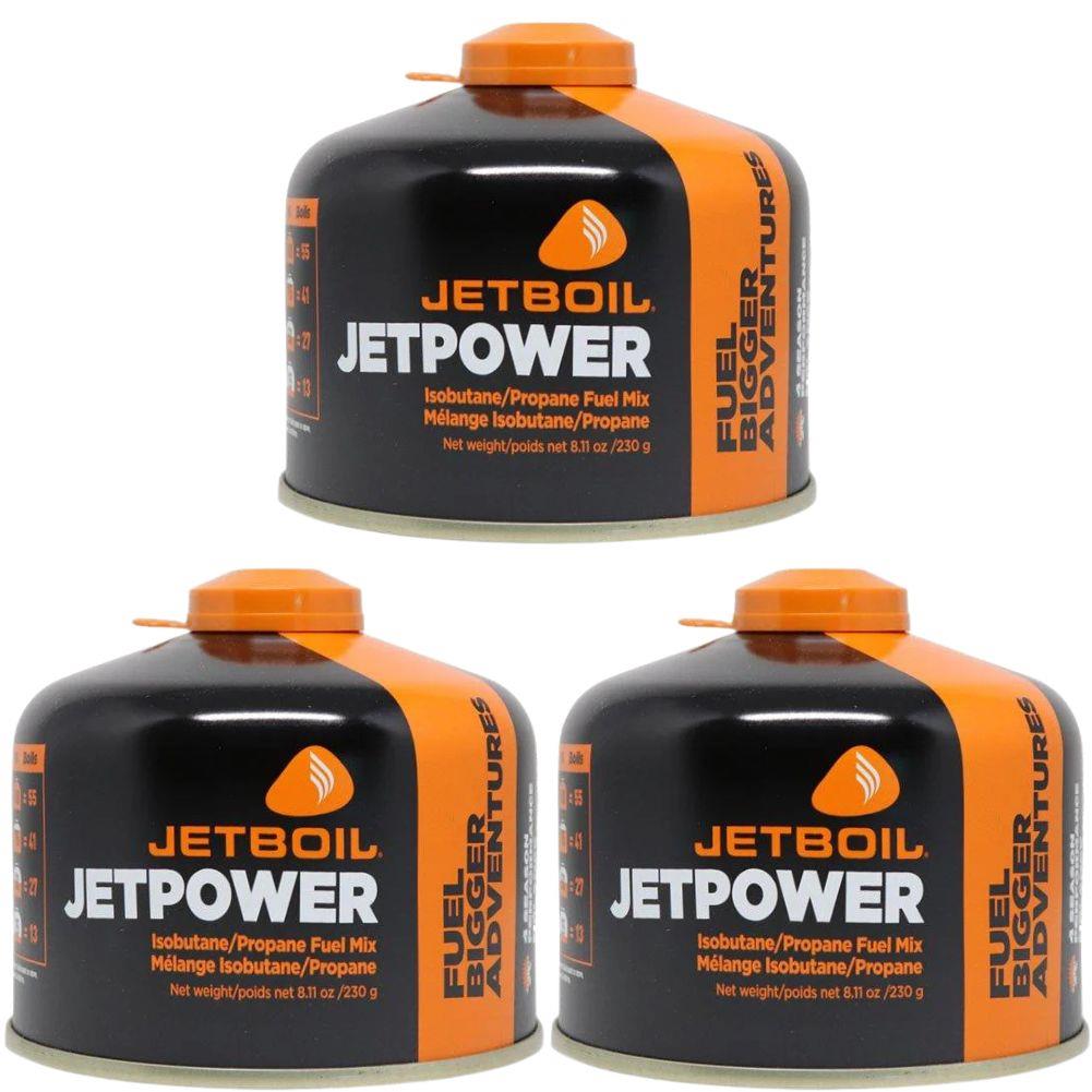 Jetboil JetPower Fuel 230g Gas Canister (3 Pack)