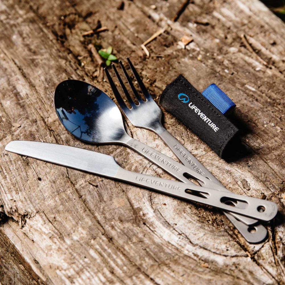 LifeVenture Titanium Cutlery Set