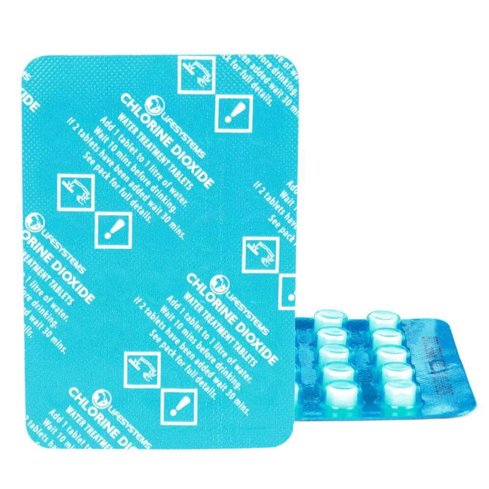 Lifesystems Chlorine Dioxide Tablets talbets by themselves