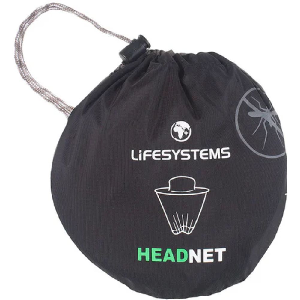 Lifesystems Midge & Mosquito Pop-Up Head Net Hat bag